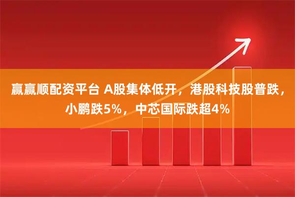 赢赢顺配资平台 A股集体低开,港股科技股普跌,小鹏跌5%,中芯国际跌超4%